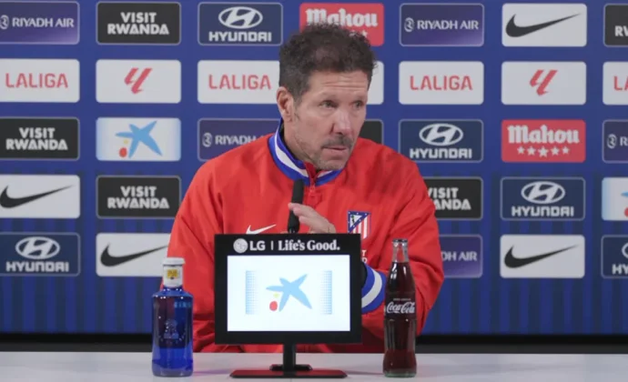 Simeone habla de Giuliano, Griezmann, Barrios, el estado físico del equipo y el mercado