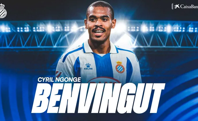 Cyril Ngongé es oficialmente nuevo jugador del Espanyol