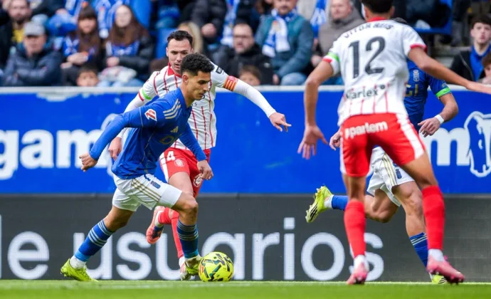 Jornada 22: Real Oviedo 1-0 Girona. Estadísticas y puntos fantasy