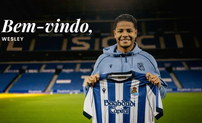 Wesley es oficialmente nuevo jugador de la Real Sociedad