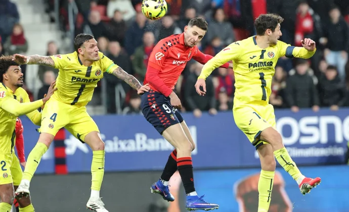 Osasuna y Villarreal se funden en vértigo y osadía