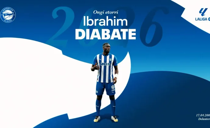 El Alavés hace oficial el fichaje de Ibrahim Diabaté