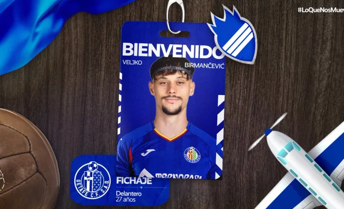 El Getafe hace oficial el fichaje de Veljko Birmancevic