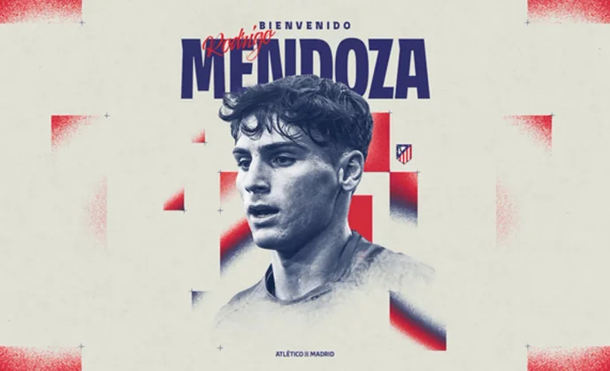 Rodrigo Mendoza es oficialmente nuevo jugador del Atlético
