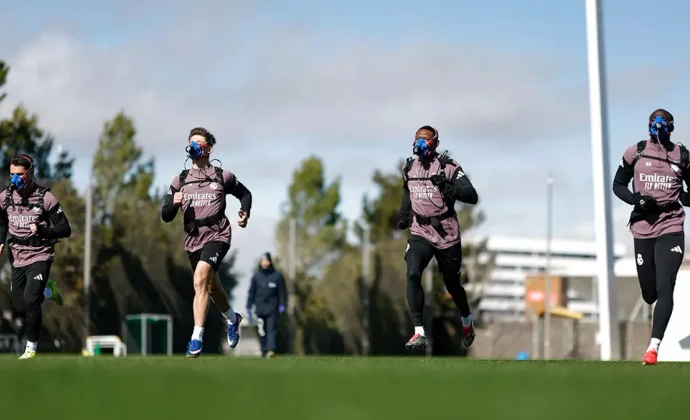 Mendy, Trent y Asencio, con el grupo en una sesión sin Rüdiger, Militao ni Bellingham