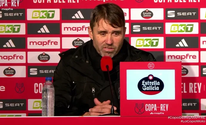 Coudet lamenta la eliminación y habla del penalti, el estado anímico y Toni Martínez 