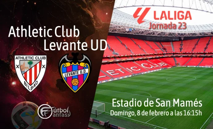 Posibles alineaciones y previa fantasy del Athletic - Levante