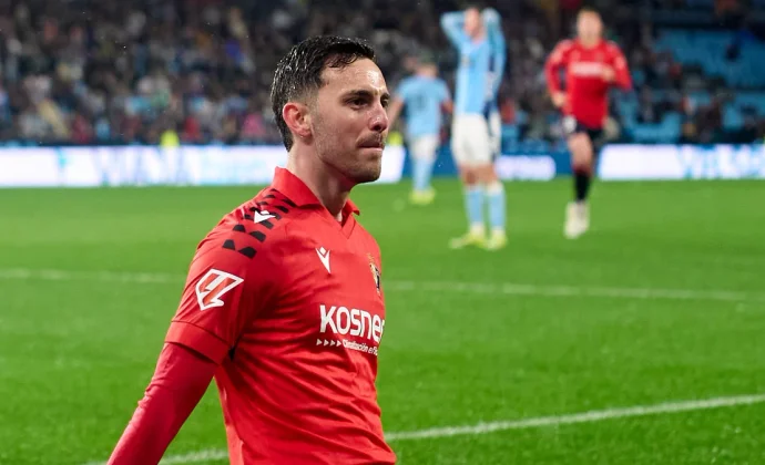 Jornada 23: Celta 1-2 Osasuna. Estadísticas y puntos fantasy