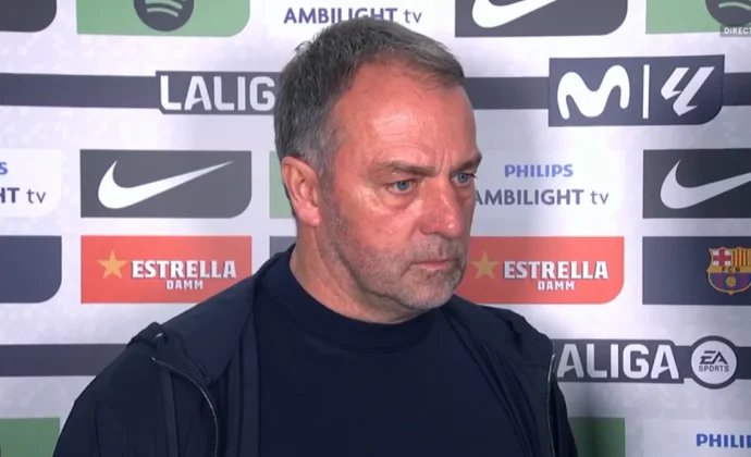 Flick explica la suplencia de Frenkie de Jong y habla de Yamal, Muriqi y Virgili antes del partido