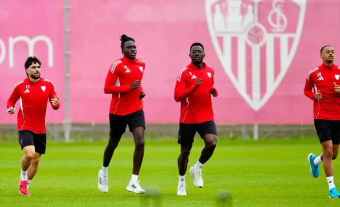 El Sevilla retoma los entrenamientos sin los cuatro lesionados