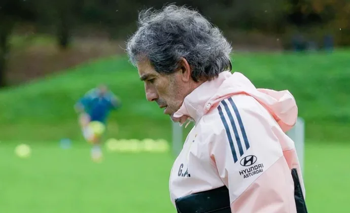 David Costas no se ejercita este martes por lesión y será baja contra el Athletic