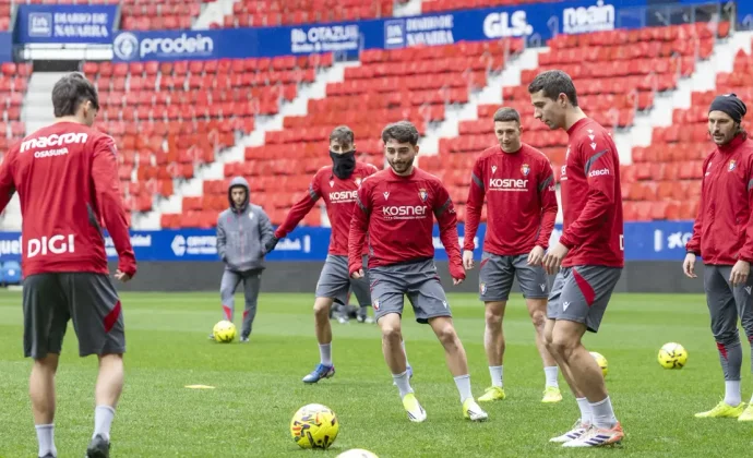 Boyomo, Moncayola y Kike Barja, bajas en el entrenamiento del martes