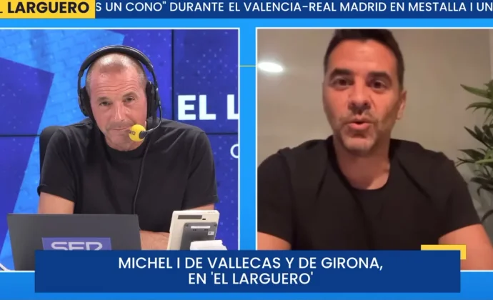 Míchel habla de Stuani, Vanat, Beltrán, Lemar, su filosofía de juego y el momento del equipo en la SER