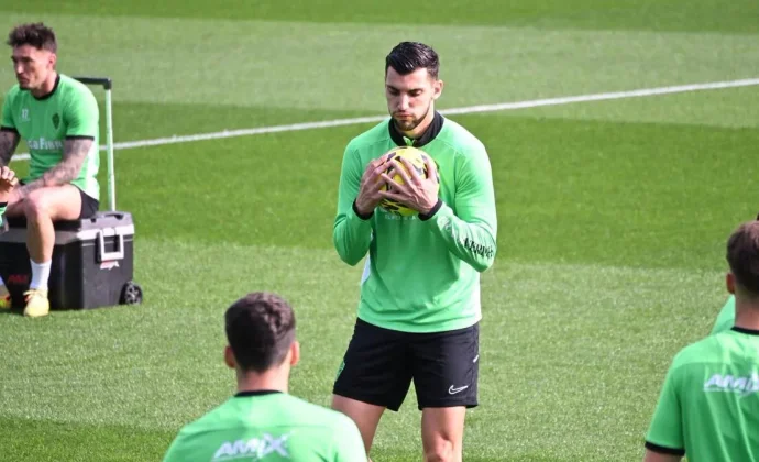 Diangana, duda hasta mañana tras no completar el entrenamiento del jueves