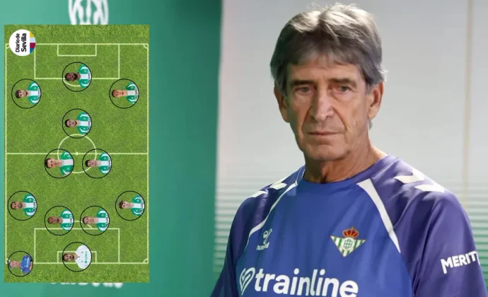 El posible once de Pellegrini según Diario de Sevilla para enfrentarse al Mallorca
