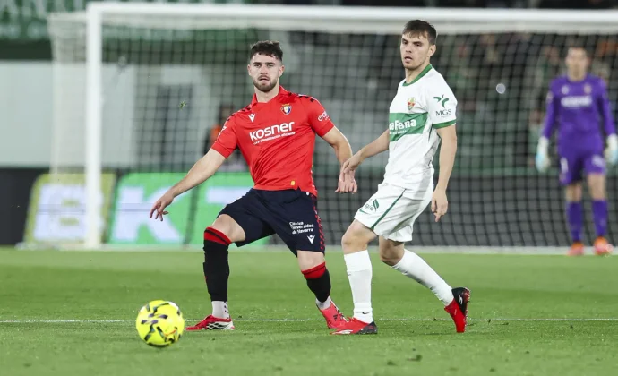 Jornada 24: Elche 0-0 Osasuna. Estadísticas y puntos fantasy
