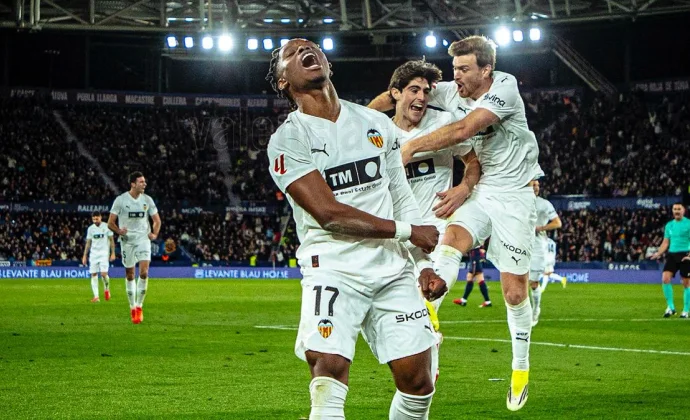 Jornada 24: Levante 0-2 Valencia. Estadísticas y puntos fantasy