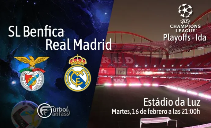 Posibles alineaciones y previa fantasy del Benfica - Real Madrid