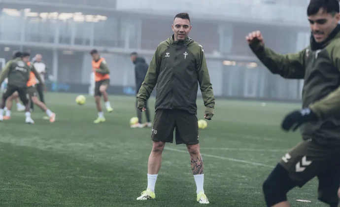 El Celta completa otro entrenamiento con las bajas de Álvaro Núñez y Sotelo