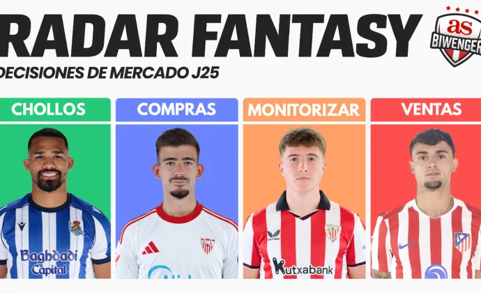 RADAR FANTASY J25 | Chollos , Compras, Ventas y Puja Ideal, por Scouting BWG
