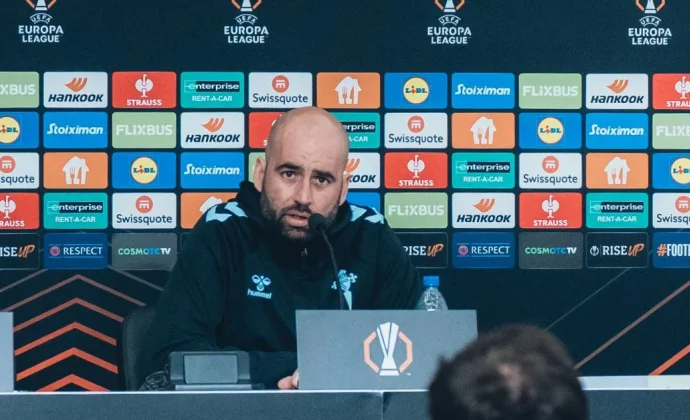 Giráldez habla de Sotelo, Álvaro Núñez, Vecino y Fer López en la previa del PAOK