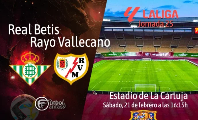 Alineaciones probables y previa fantasy del Betis - Rayo