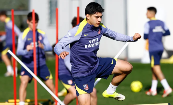 Barrios y Nico González, bajas en la vuelta al trabajo del Atlético