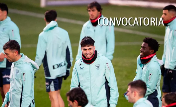 Vivian, novedad en una lista sin Berenguer, Nico Williams ni Jauregizar