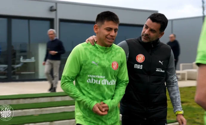 El Girona completa otro entrenamiento sin los seis lesionados