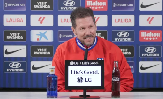 Simeone confirma rotaciones y habla de Lookman, Barrios, Alvarez, Oblak, Musso y la imagen del equipo