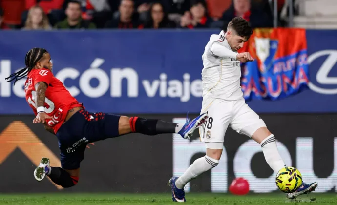 Fede Valverde, en perfectas condiciones para recibir al Benfica