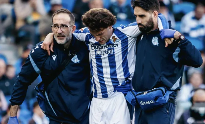 Parte médico oficial de Álvaro Odriozola: rotura de ligamento cruzado anterior