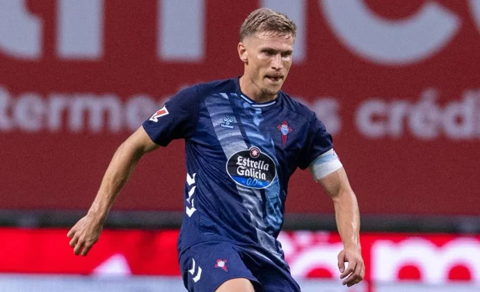 Starfelt se cae del once contra el Mallorca por molestias en el sóleo