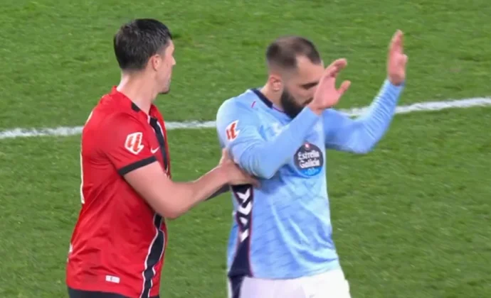 Borja Iglesias ve su quinta tarjeta amarilla y se pierde la visita a Montilivi