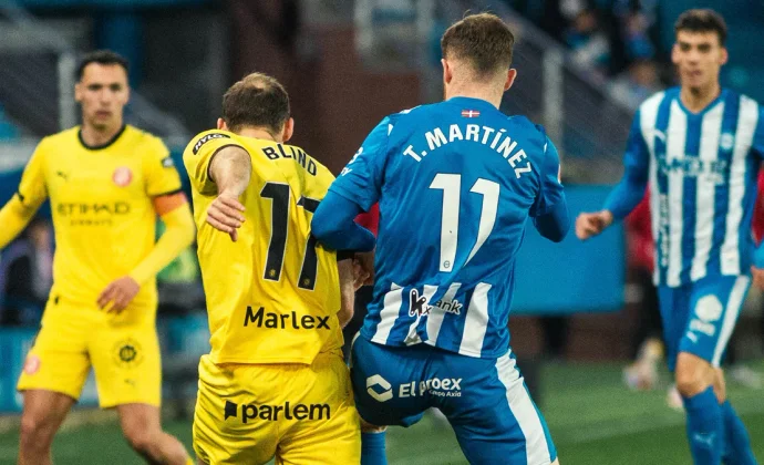 Jornada 25: Alavés 2-2 Girona. Estadísticas y puntos fantasy