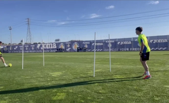 Davinchi toca balón y entra en el último mes de su proceso de recuperacion