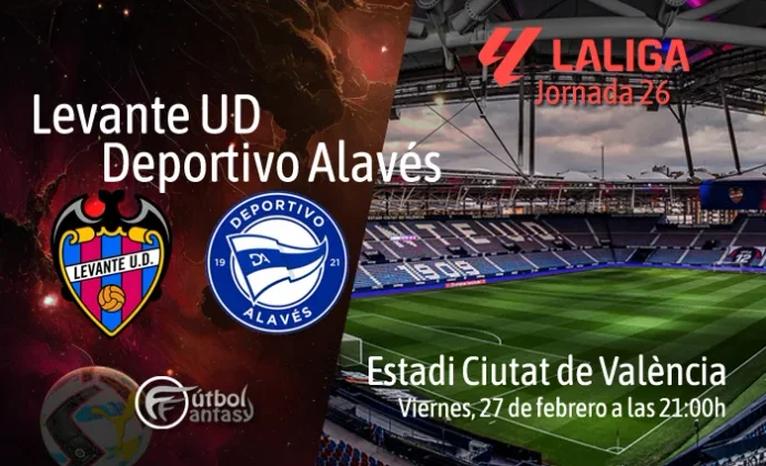 Alineaciones probables y previa fantasy del Levante - Alavés