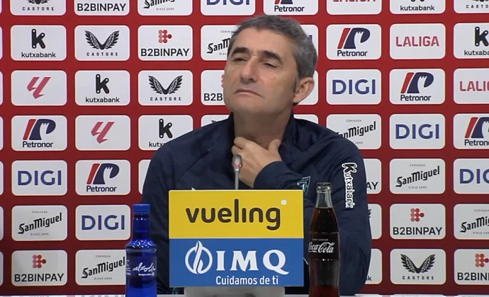 Valverde, sobre Jauregizar, Berenguer, Yuri, Sannadi, Prados, Nico Williams, Íñigo Pérez y el partido del Rayo
