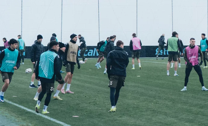 Sotelo completa la sesión y Pablo Durán es la única baja