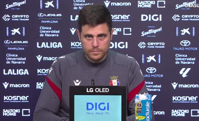 Lisci, sobre Boyomo, Aimar Oroz, Víctor Muñoz, Moi Gómez y el partido contra el Valencia