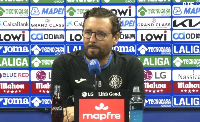 Bordalás no descarta a Abqar para el lunes y habla del Real Madrid, Boselli, Luis Vázquez, Satriano y Birmancevic