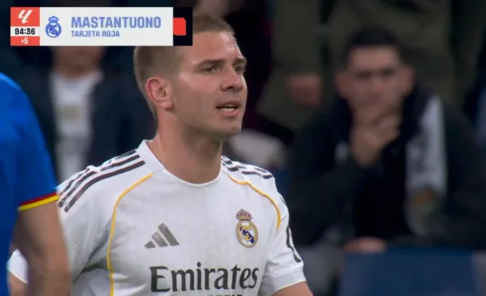 Mastantuono ve la roja por desconsideración a Muñiz Ruiz