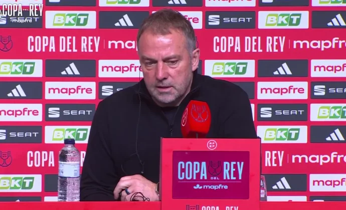 Flick termina satisfecho pese a la eliminación y habla de Koundé, Balde y Pedri