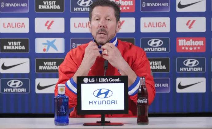 Simeone explica cómo llega el equipo y habla de Hancko, Giménez, Barrios, Julio Díaz y la Real Sociedad