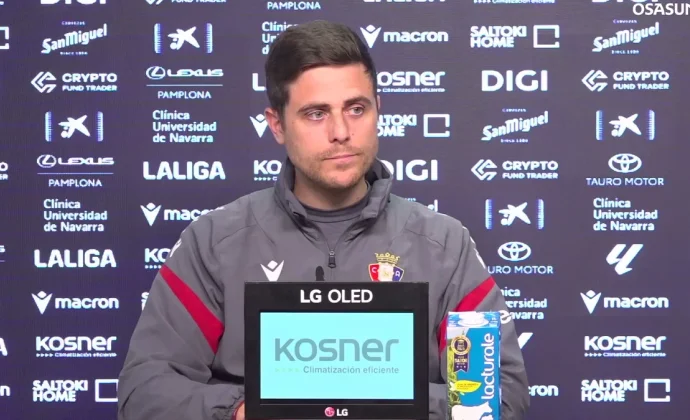 Lisci habla de Aimar Oroz, Boyomo, Víctor Muñoz, Muriqi y el Mallorca