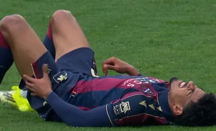 Kareem Tunde pide el cambio por molestias en los isquiotibiales