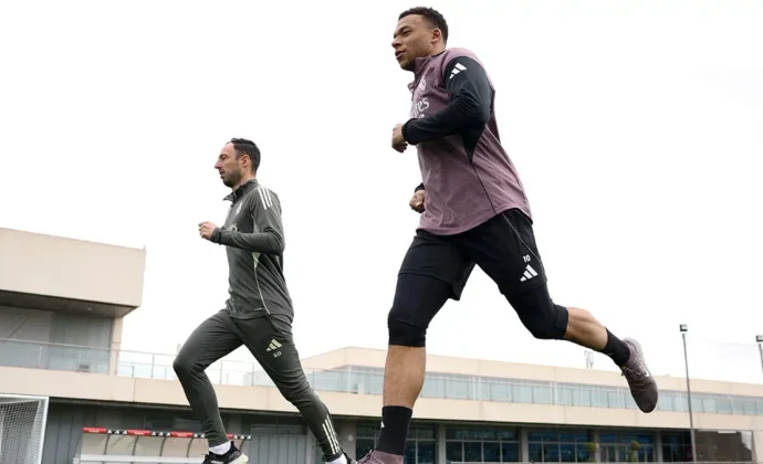 Mbappé ya corre a buen ritmo por Valdebebas