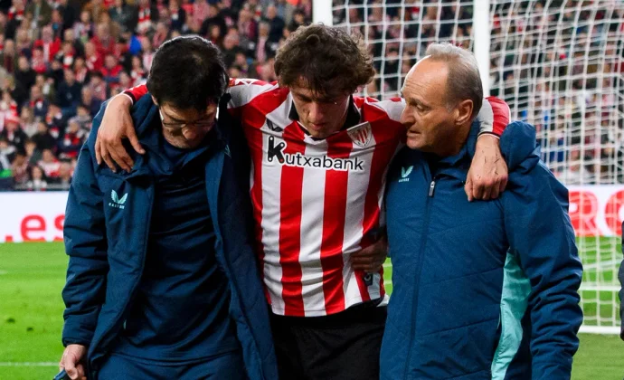 El parte médico oficial de Unai Gómez descarta lesión de gravedad