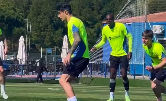 Davinchi entrena parcialmente con el grupo por segundo día consecutivo