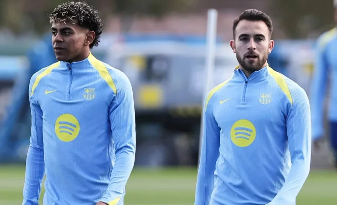 Lamine Yamal y Eric García se incorporan al grupo